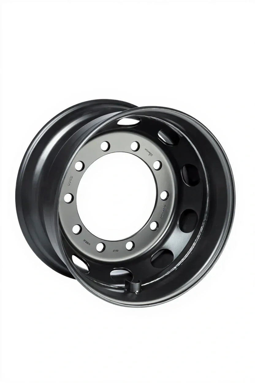 Felge 11.75 x 22.5 10/281/335, A3, Ø27mm, ET -62, VSH 7500/5000 kg - 20/65 km/h, Anthrazit RAL9011&nbsp;