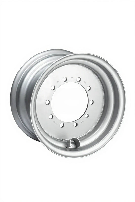 Felge 14 x 25 10/281/335, A3, Ø27mm, ET +30, VSH 5800/7100 kg - 40/50 km/h, Silber RAL9006