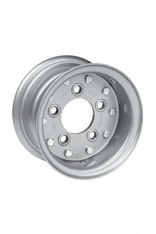 Felge 5.50 F - 10, 2-teilig 5/94/140, E1, Ø18.5mm, ET 0 1900 kg - 25 km/h, Silber RAL9006