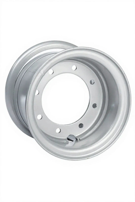 Felge 9.75 - 15 / 1.5, 4-teilig 8/221/275, A2, Ø21.5mm, ET 0 3250 kg - 40 km/h, Silber RAL9006