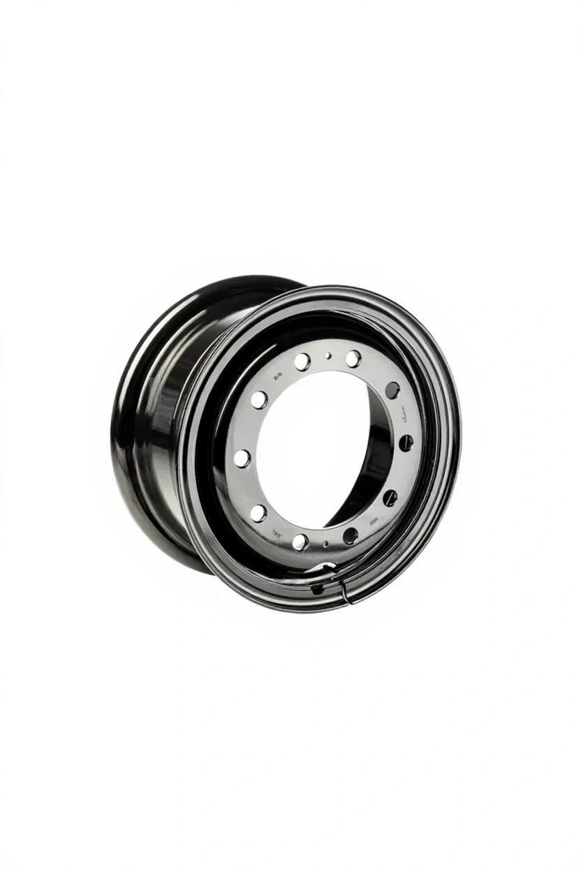 Felge 7.0 - 20, 2-teilig 10/281/335, B3, Ø27mm, ET +141 6000/3000 kg - 25/100 km/h, Schwarz RAL9005