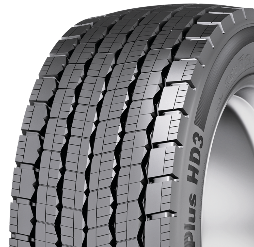 Truck Tires CONTINENTAL 315/45R 22.5 147L TL ECO+ HD3
