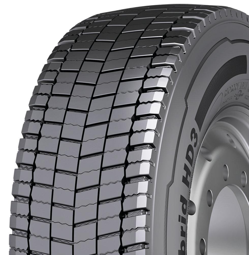 Truck Tire CONTINENTAL 245/70R 19.5 136M TL HYBRID HD3