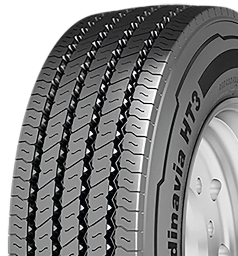 Truck tires CONTINENTAL 235/75R 17.5 143K TL SCAN HT3