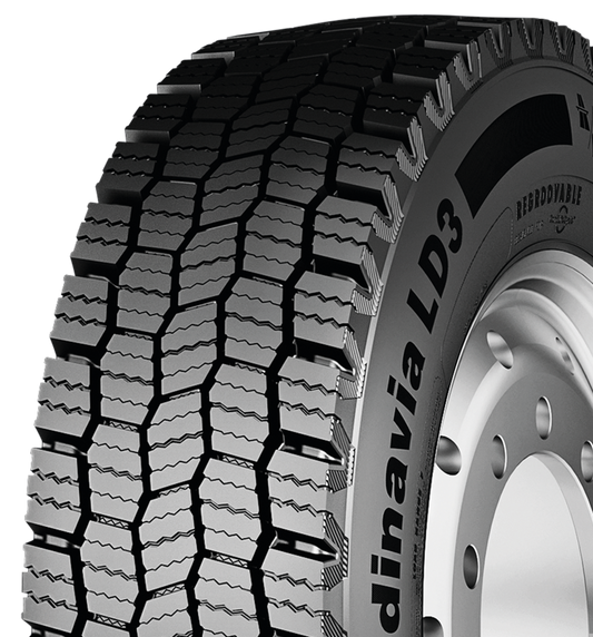 Truck Tire CONTINENTAL 235/75R 17.5 132M TL SCAN LD3