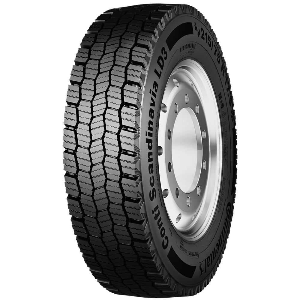 Truck Tires CONTINENTAL 215/75R 17.5 126M TL SCAN LD3