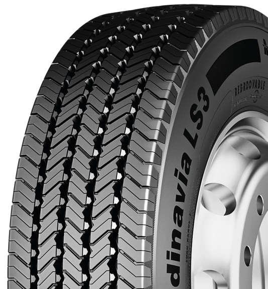 Truck tire CONTINENTAL 235/75R 17.5 132M TL SCAN LS3