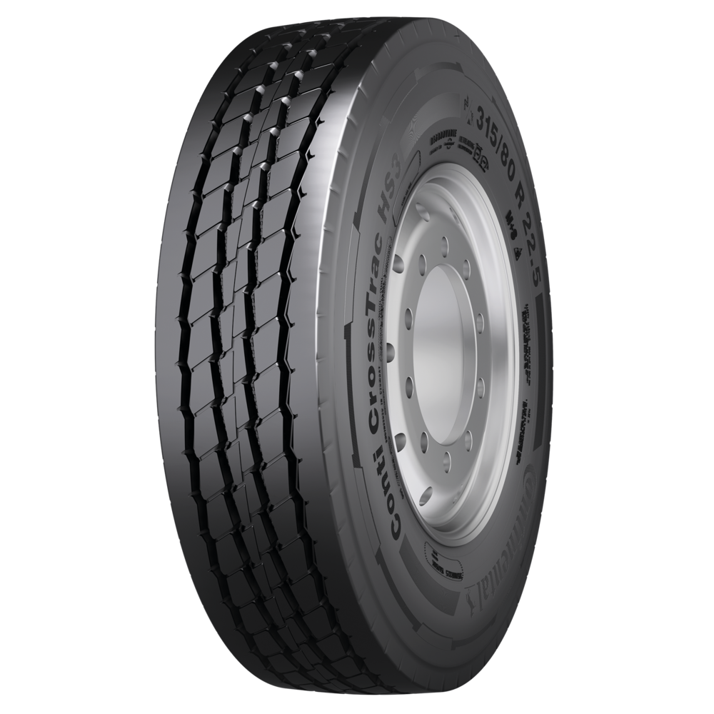 Truck tires CONTINENTAL 13R 22.5 156K TL CrossTrac HS3 ED