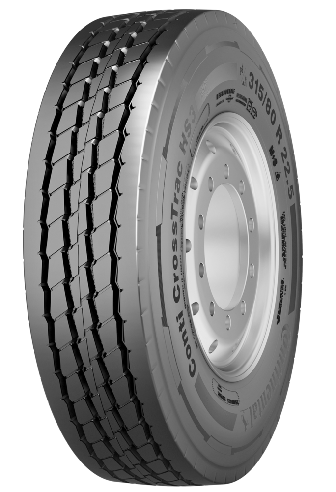 Truck Tires CONTINENTAL 385/65R 22.5 160K TL CrossTrac HS3