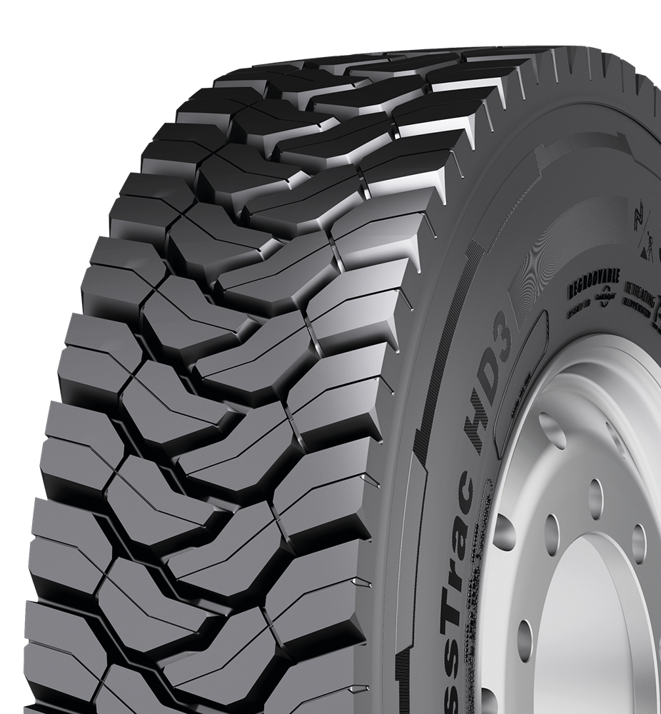 Truck tires CONTINENTAL 315/80R 22.5 156K TL CrossTrac HD3