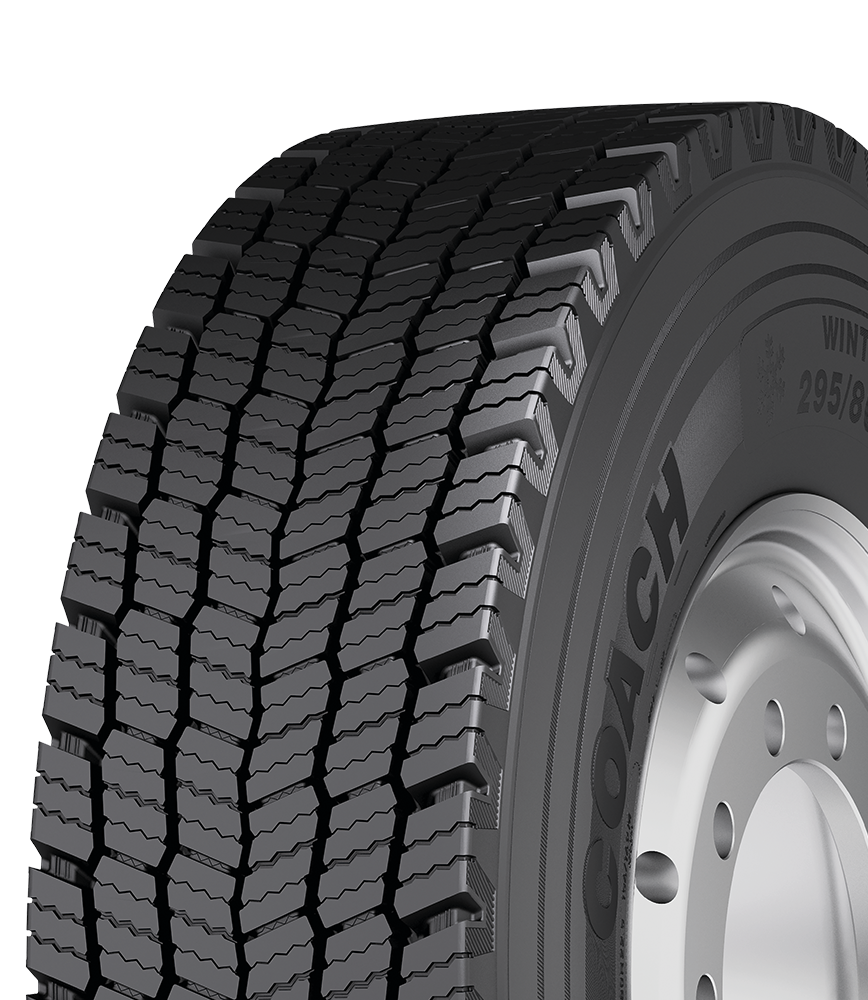 Truck tires CONTINENTAL 295/80R 22.5 154M TL HDW2 Coach