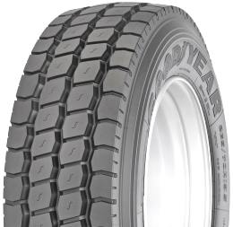 Truck tire GOODYEAR 265/70R 19.5 143J TL UG WTT FRT